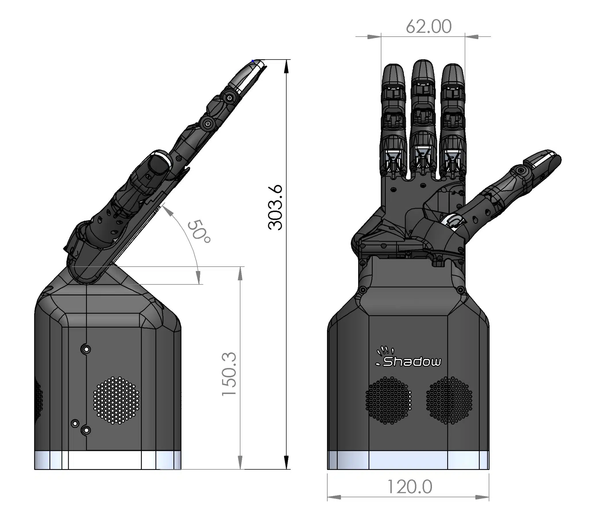 Mobile Manipulation - Hand Lite Dims
